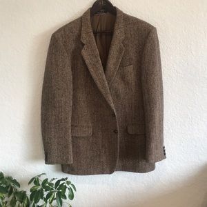 Vintage Tweed Jacket - 100% wool - Harris Tweed